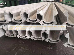 Hồ sơ đùn nhôm hình chữ T 4.2M với độ dày thành 19.4mm và mật độ 2.71 g/cc